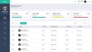 Responsive Admin Dashboard Panel HTML And CSS