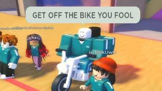 Roblox Squid Game But I'm On A Motor Bike