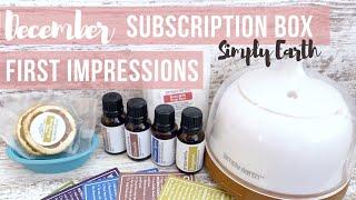 First Impressions of December Simply Earth Subscription Box