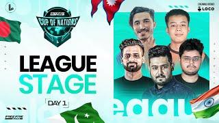 Lidoma Cup of Nations | League Stage Day 1 FT. MAFIAS , HOB ,TWOB , NC , POWER (BH) @TotalGaming093