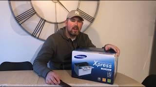 Samsung Xpress M2026W unboxing and installing