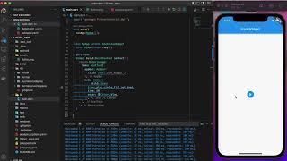 Icon Widget in Flutter Using VS Code