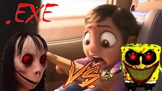 Momo.EXE and SpongeBob.EXE - Coffin Dance Cover Astronomia   Is Inappropriate For THIS GIRL