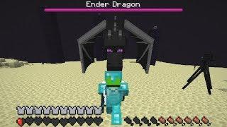 Minecraft Youtubers VS Player Controlled Ender Dragon...