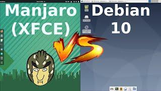 Manjaro Vs Debian 10