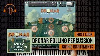 First Look: Dronar Rolling Percussion Module by Gothic Instruments