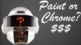 Choosing Between Paint or Chrome For a Daft Punk Helmet