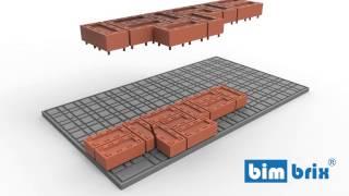 One brick thick, Flemish bond, with attached pier half brick thick