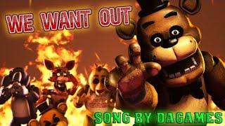 SFM FNAF | WE WANT OUT (полный перевод на русском)