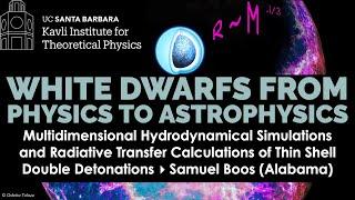 Multidimensional Hydrodynamical Simulations and Radiative Transfer...▸ Samuel Boos (Alabama)