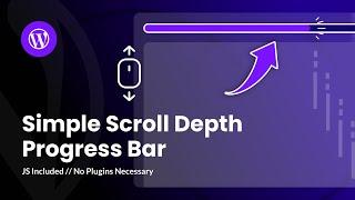 Build your own scroll depth progress bar in less than 5 minutes ⏱ 