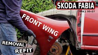 SKODA FABIA Front Wing removal/refit (Mk1 99-07)