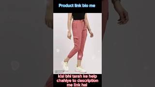 Sam bhi khoob hai Trendy Joggers Pants and Toko Stretchable Cargo Pants for Girls and womens - Combo