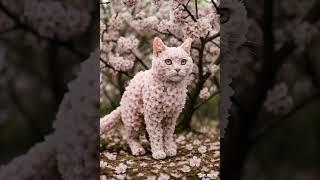 What would a cat look like if it had flower petals instead of fur? #shorts