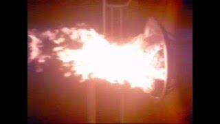Globe theater burning