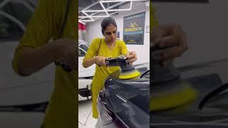 India's first professional Female detailer | Auto Detailing in chennai