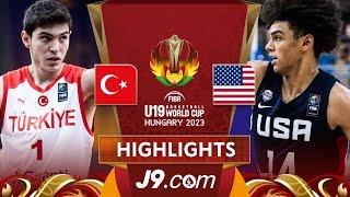 Turkey  v USA  | 3rd Place Game | J9 Highlights | #FIBAU19 Basketball World Cup 2023