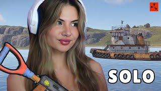 I dominated vanilla rust with a tugboat