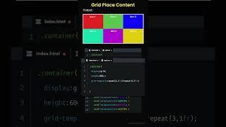 CSS Grid  Place Content Tutor Joe's