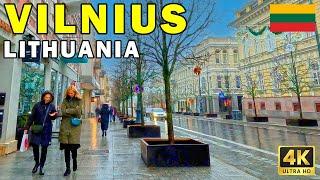  VILNIUS 4K formatu: virtuali kelionė pėsčiomis po LIETUVĄ | 4K 60 kps