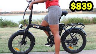 Electric Bike Review of CHEAPEST Folding E-Bike For Long Range?  KBO Flip Folding EBike #ebike