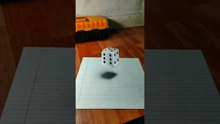 3D Art - Floating Cube #shorts #youtubeshorts #shortsart #art #artist #drawing #3dart  #rahiljindran