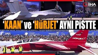 İlk Yerli Savaş Uçağının 'KAAN' ve 'HÜRJET' Piste Çıktı!