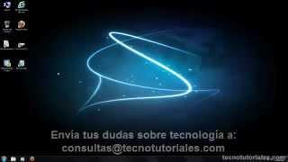 Tecnotutoriales.com - Crear un acceso directo en el escritorio