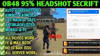 OB48 update no drag auto headshot config file free fire aimbot+aimlock | free fire Max headshot hack