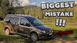 My VAN got way too HEAVY! | VW Caddy Maxi  Camper Conversion PT. 7