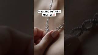 Nothing is better than reliving your wedding day through the small details #videography