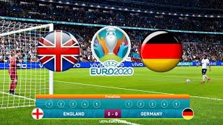 UEFA EURO 2020 Round 16 Prediction: England vs Germany - eFootball PES 2021 (PS5 4K 60FPS)