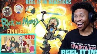 RICK AND MORTY 6x10 | REEL IT IN REACTION | “Ricktional Mortpoon’s Rickmas Mortcation” | FINALE