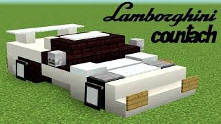  Minecraft | Lamborghini Countach Yapımı / Tutorial