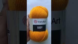 Подробный обзор пряжи YarnArt Baby (Акрил 100%) №586 Подсолнух