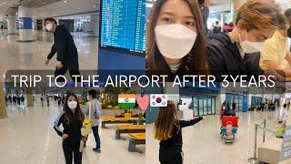 Indian sister's first visit to Seoul | Picking her up from the airport