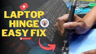 hp broken hinge|| repair||easy tutorial||#elipact #easyfix #tech solution #tech guide