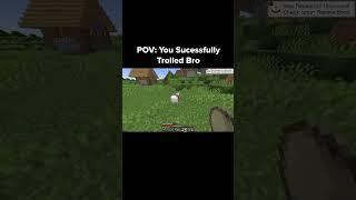Minecraft Troll Moment