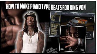 How to Make Melodic but Hard Piano Type Beats for King Von | FL Studio Tutorial