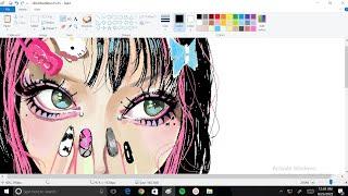 MS paint coloring Process``~