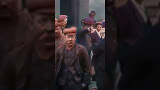 1901 Restored Footage of Miners leaving Pendlebury Colliery after a shift in the mines.