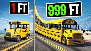 everytime I CRASH my SCHOOLBUS gets LONGER...GTA 5 RP