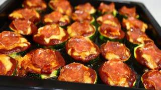 Zucchini Pizza Bites Recipe | How To Make Zucchini Pizza Bites