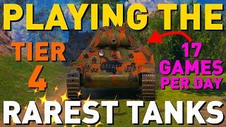 Playing the RAREST T4 Tanks in World of Tanks!