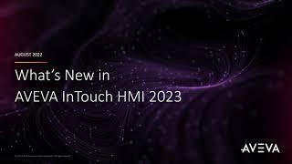 What's new in AVEVA InTouch HMI 2023