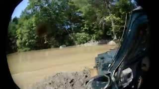 JEEP STUCK SWIMMING IN MUD LAKE (Pt1) - BROOKLYN OFFROAD MANIACS