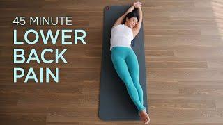 45 min Lower Back Pain Exercises | Pilates for Back Pain