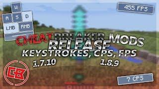 [1.7.10/1.8.9] CheatBreaker Mods for Forge (Keystrokes, CPS, FPS)