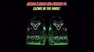 Atmos x ASICS GEL-Kayano 14 Glows in the Dark!