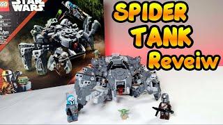 LEGO STAR WARS SPIDER TANK REVEIW | In Depth Review And Time-lapse Build.